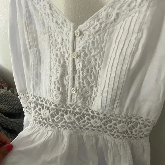 Abercrombie & Fitch white lace dress - Picture 4 of 6